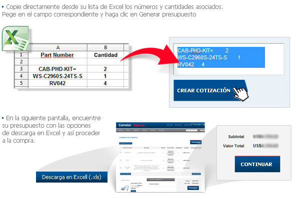 Cota&ccedil;&atilde;o em 1 clique